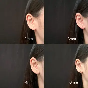 8 最佳銷售 2毫米耳環 - №6