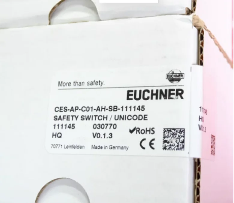 New security switch EUCHNER CES-AP-C01-AH-SB-111145