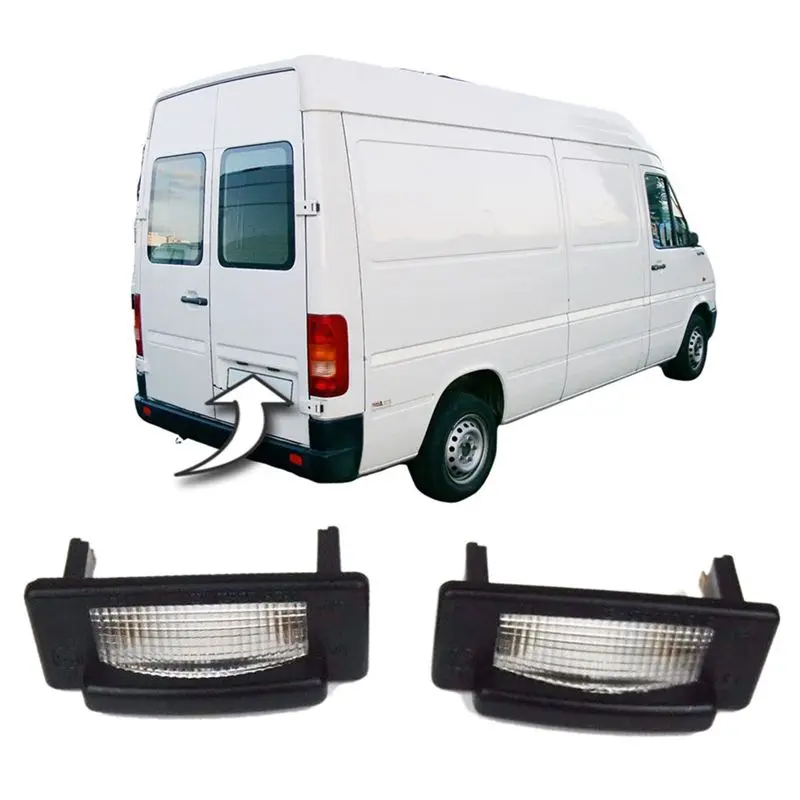 #14E (Black)2PCS Sprinter Light License Plate Light for Mercedes Benz Sprinter,Automotive Parts & Accessories