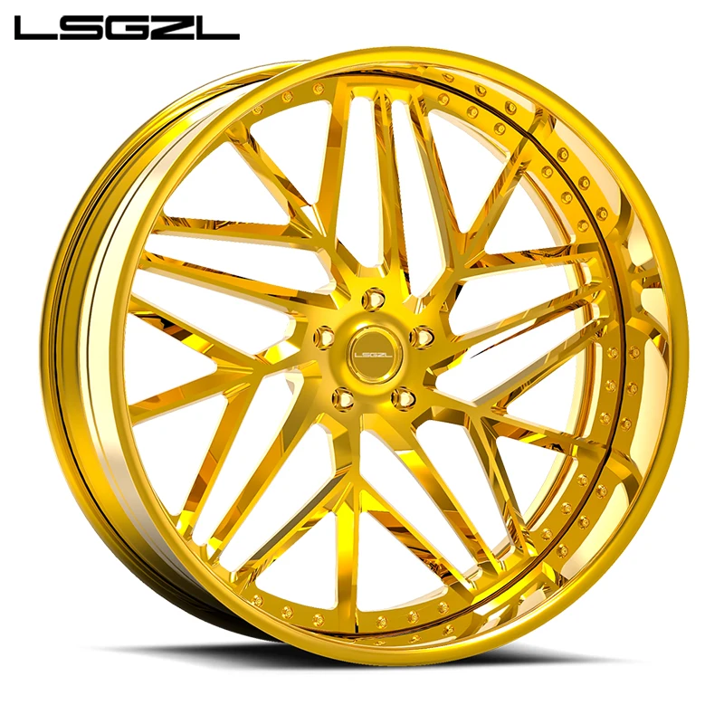 LSGZl High Performance Alloy Wheels 2 Piece Wheel 17/18/19/20/210/22/23/24 Inch Custom Forged  Wheel