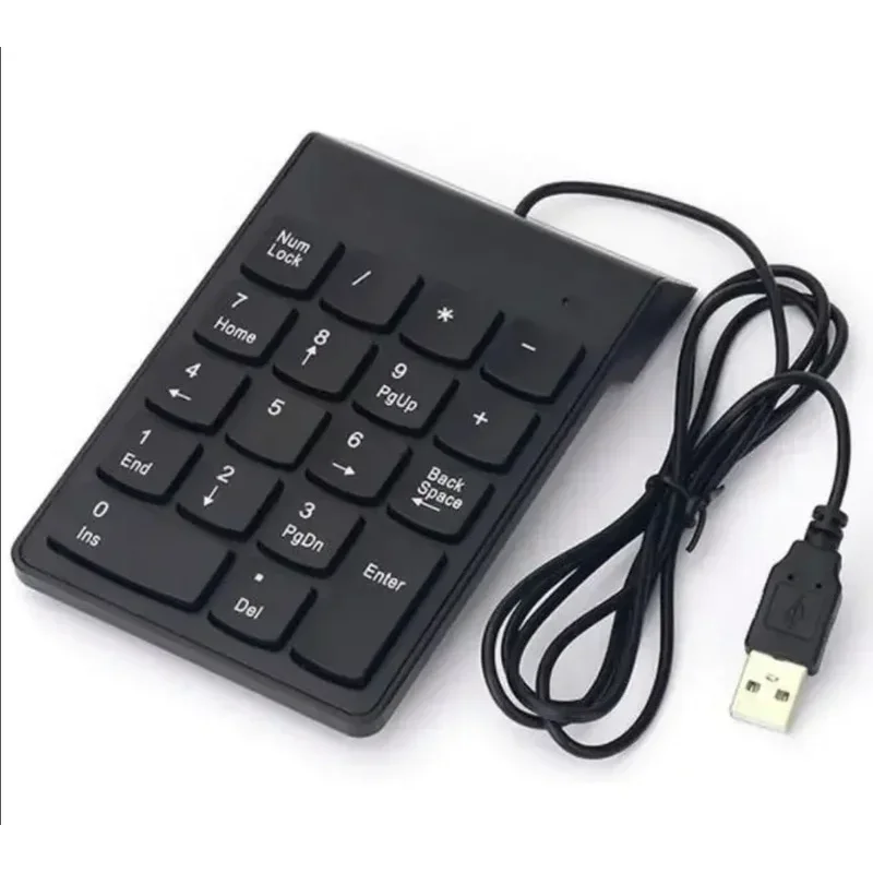 18 Keys Wired Number Keypad Bluetooth or USB 2.4G Mini Digital Keyboard for IMac/MacBook Air/Pro Laptop PC Notebook Desktop