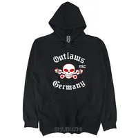 Mens Sweatshirts Winter Casual Cotton Streetwear Clothes Outlaws MC men hoody support outlaws hoodies drop shipping