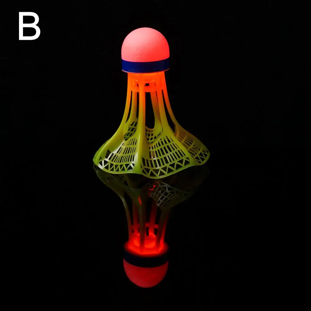 1/2/5er-Pack LED-Badminton-Federbälle – Beleuchtung, leuchtet im Dunkeln, Badminton, Birdies, Badminton-Übungen, winddichte Federbälle
