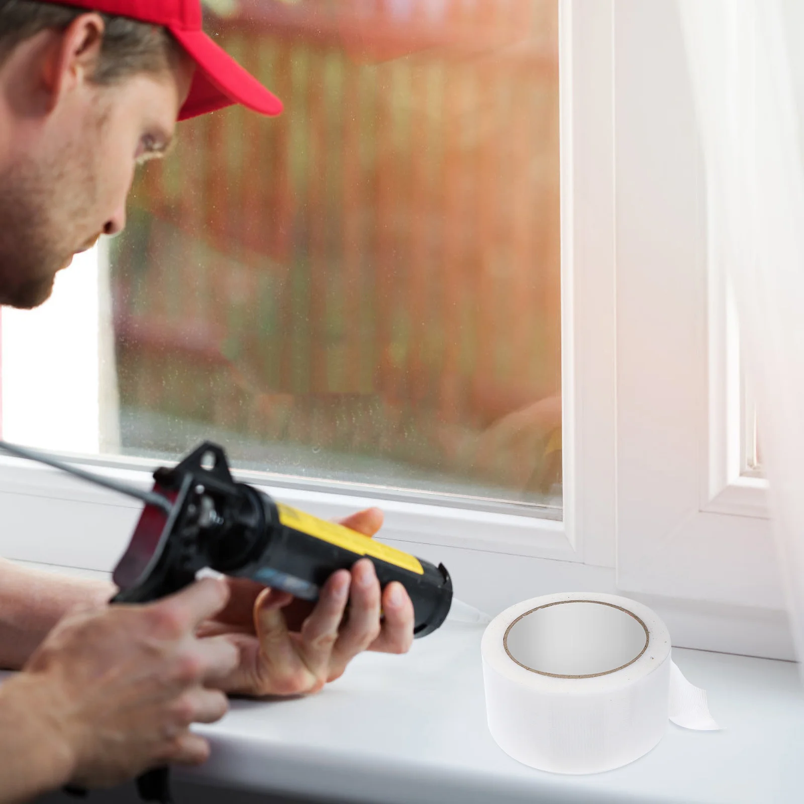 

1 Roll Tearable Curing Hand Tearable Repair Tape For Window Glass Wall Maintenance Heavy Duty Sealing Tape For Emergency Fixing