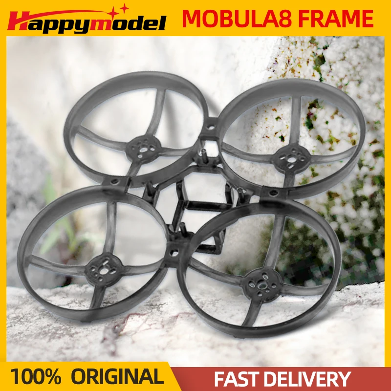 Happymodel Mobula8 85mm FPV Drone Frame KIT Mobula 8 For Micro RC FPV Whoop Quadcopter Drone 1-2S Tinywhoop Model New Original