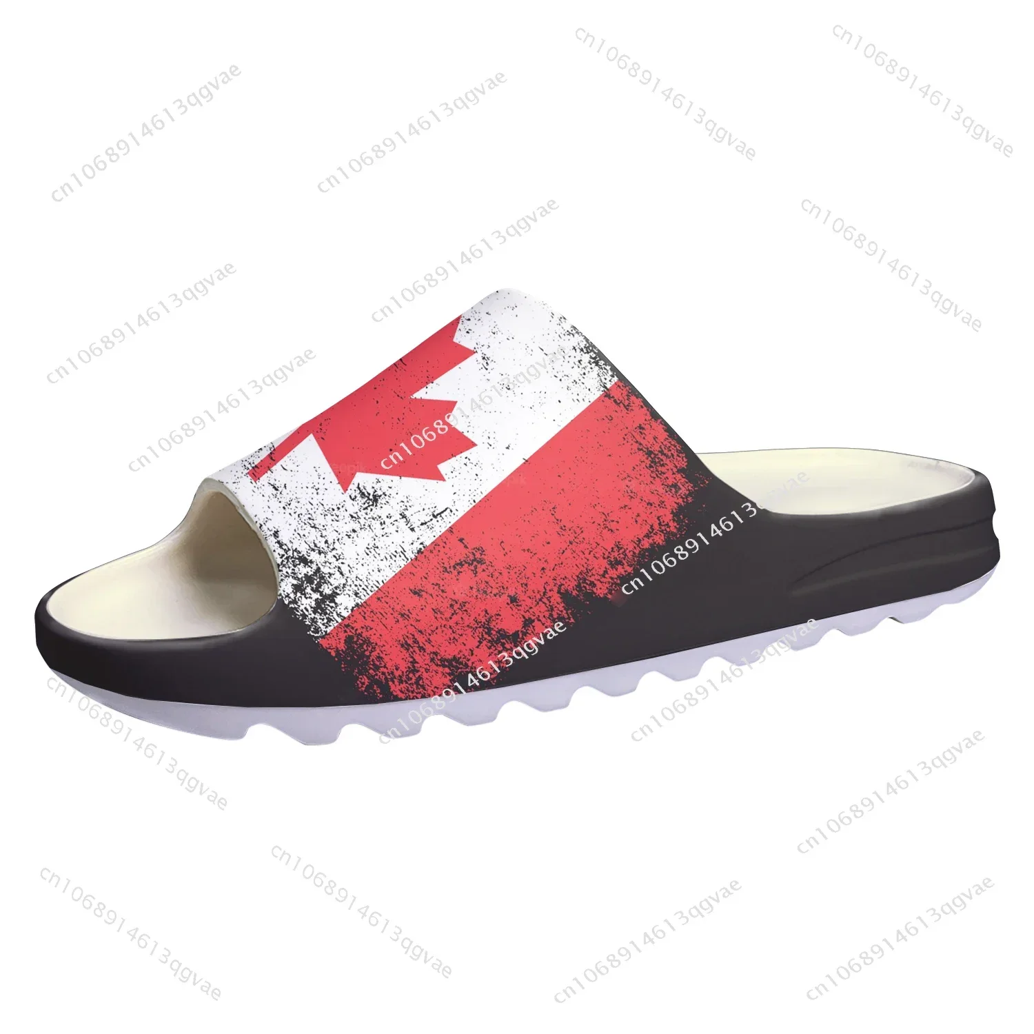 Canadian Flag Soft Sole Sllipers Home Clogs Step on Water Shoes Mens Womens Teenager Bathroom Canada Customize on Shit Sandals