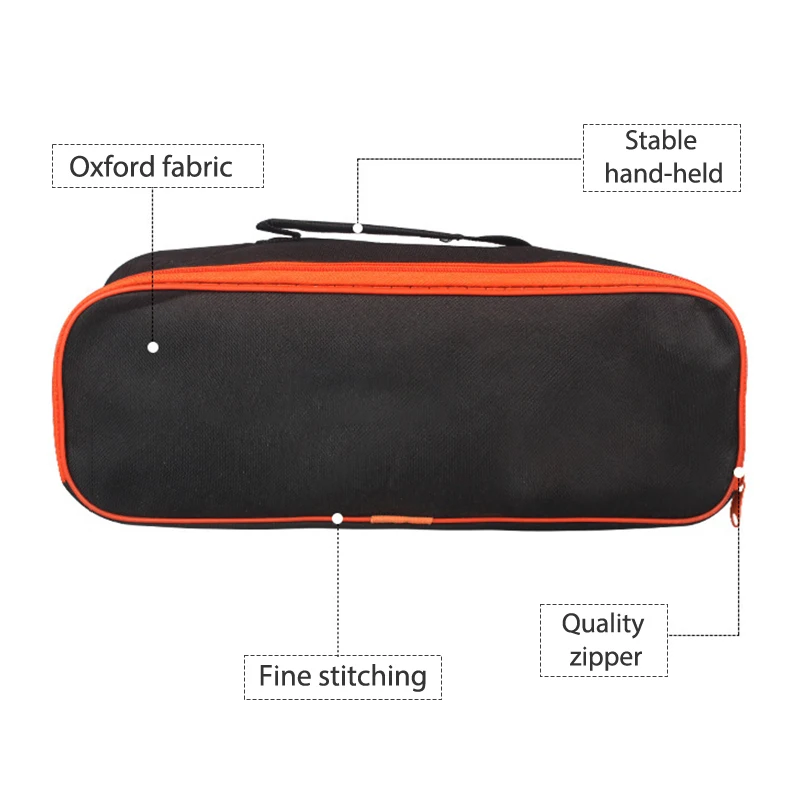 

Portable Car Vacuum Cleaner Storage Bag with Tool Pouch Air Pump Case Car Wear Closure - Organizer for Vehicle Accessories