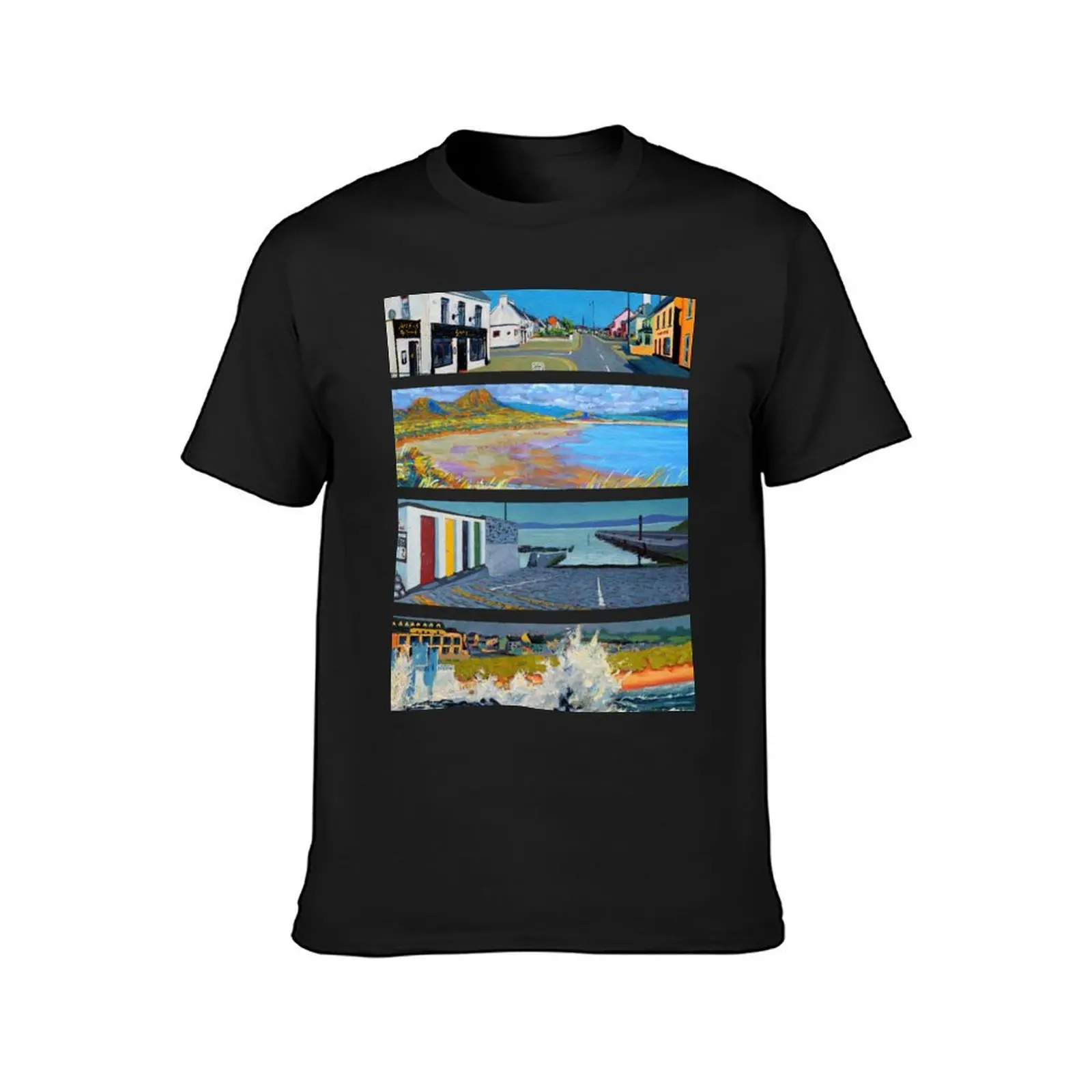 Enniscrone, 4 Views (Sligo, Ireland) T-Shirt funnys sublime vintage clothes men clothing