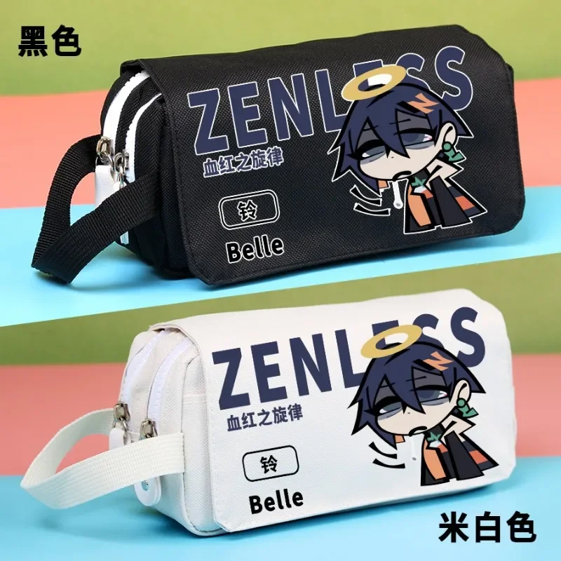 เกม zenless Zone ศูนย์อะนิเมะ cos koleda WISE Belle nekomiya Mana corin ฯลฯของขวัญกล่องดินสอพิมพ์ลายเรียบง่ายยูนิเซ็กซ์