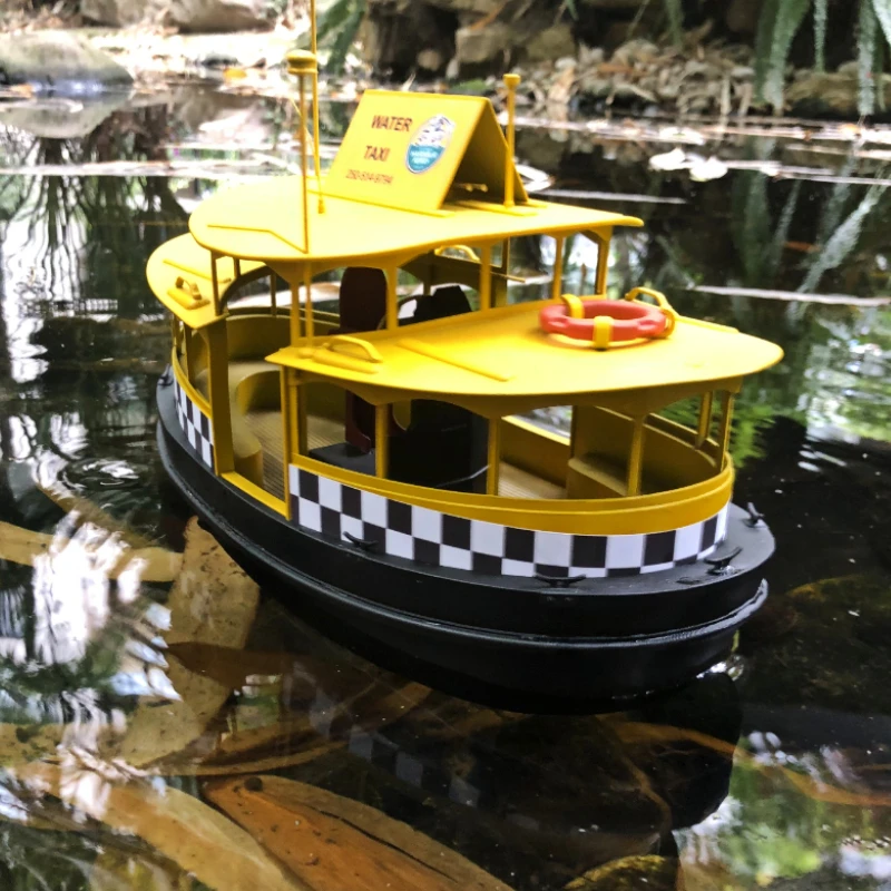 Tugboat Model Kit Victoria Harbour Water Taxi Proportional Boat Assembly Model Kit