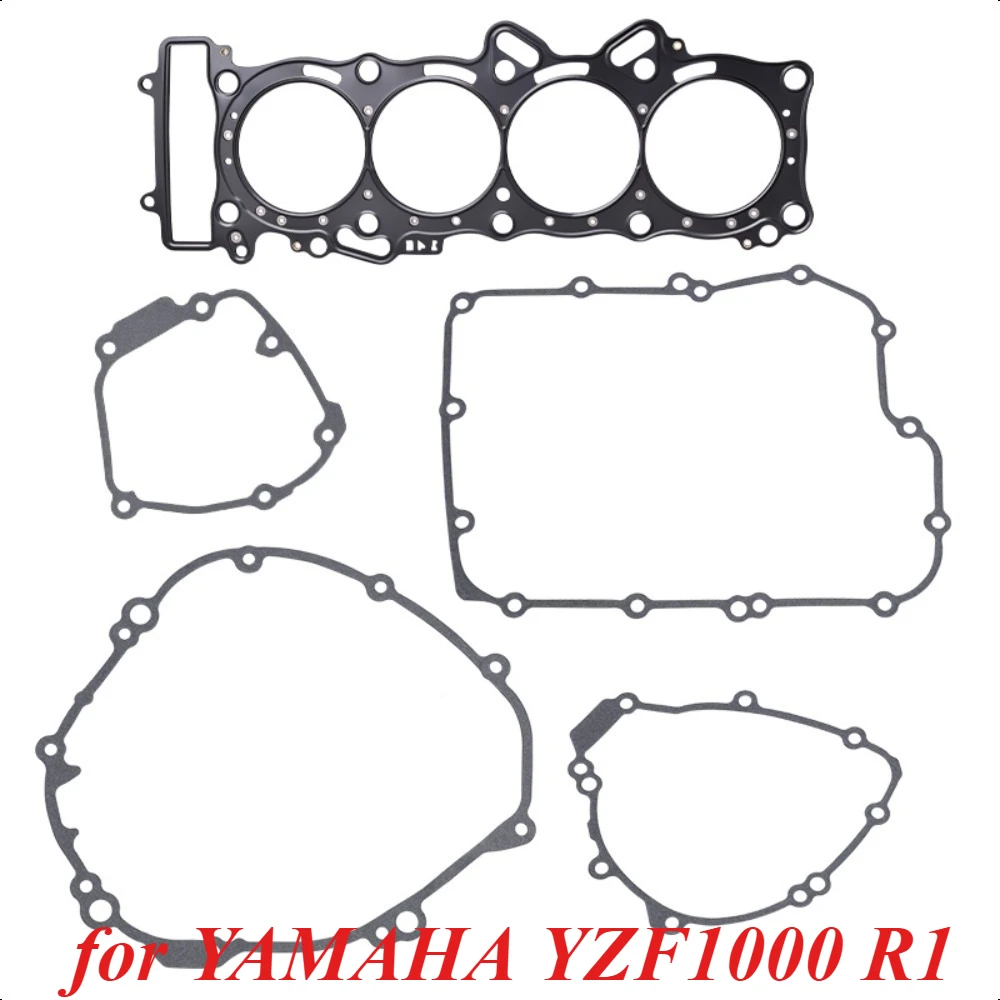 

Motorcycle Complete Cylinder Head Overhaul Gasket Repair Pad Mat Set 14B-11181-00-00 for Yamaha YZF1000 R1 2009-2014