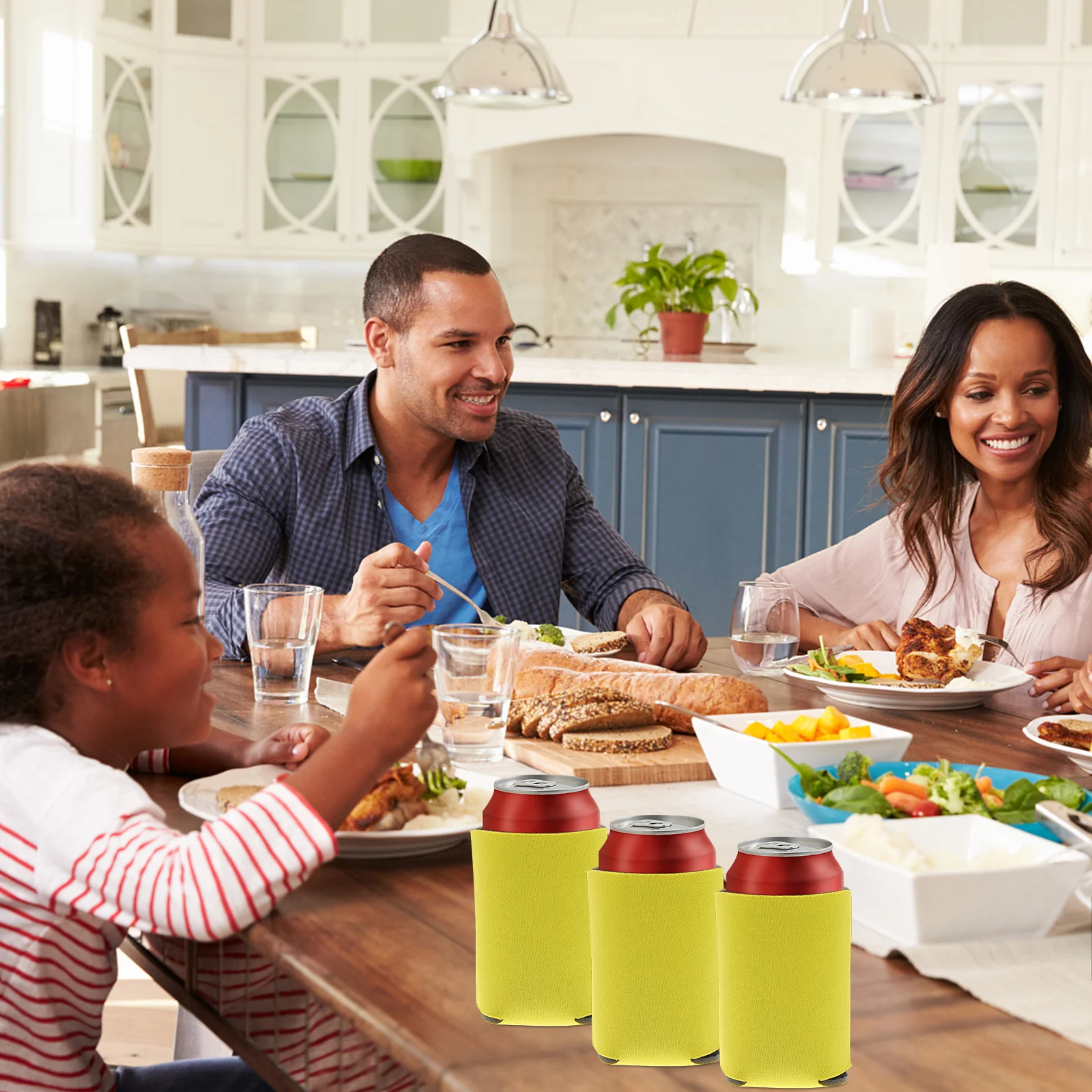 

6pcs Can Cooler For Beer Cans Thermal Beverage Sleeve Portable Outdoor Picnic Party Camping Drink Holder Stubby Can Sleeve