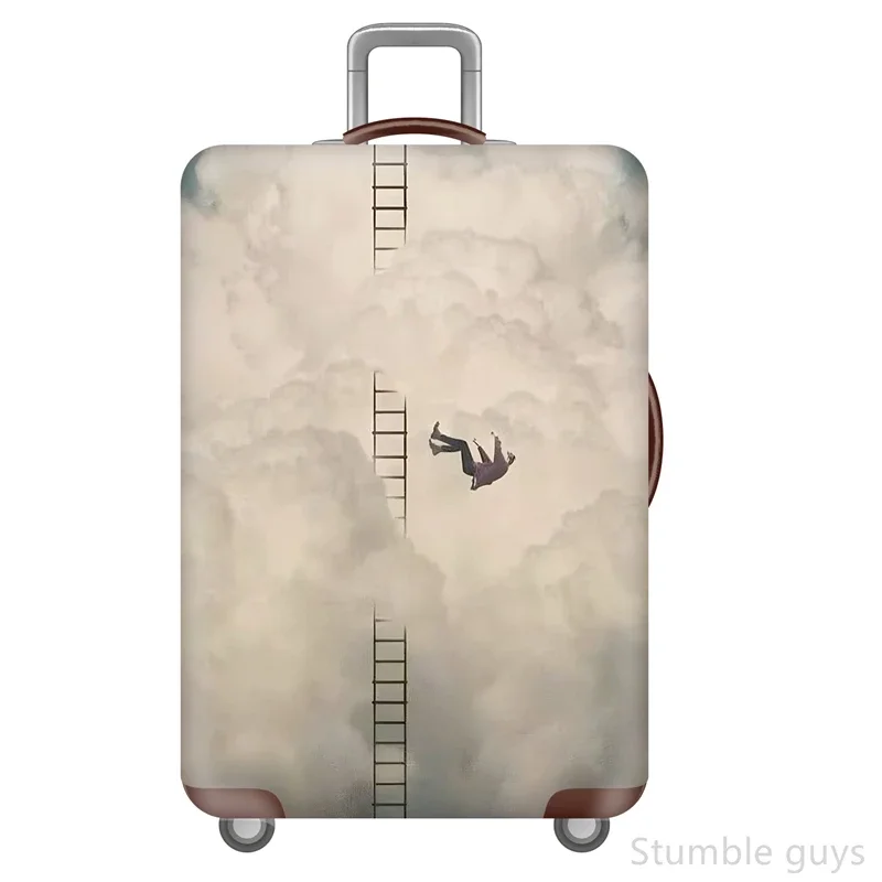 

Durable Washable Elastic Luggage Cover Protective Suitcase Sleeve Reliable For Airline Travel Fits 18-32 Inch Rolling Luggage