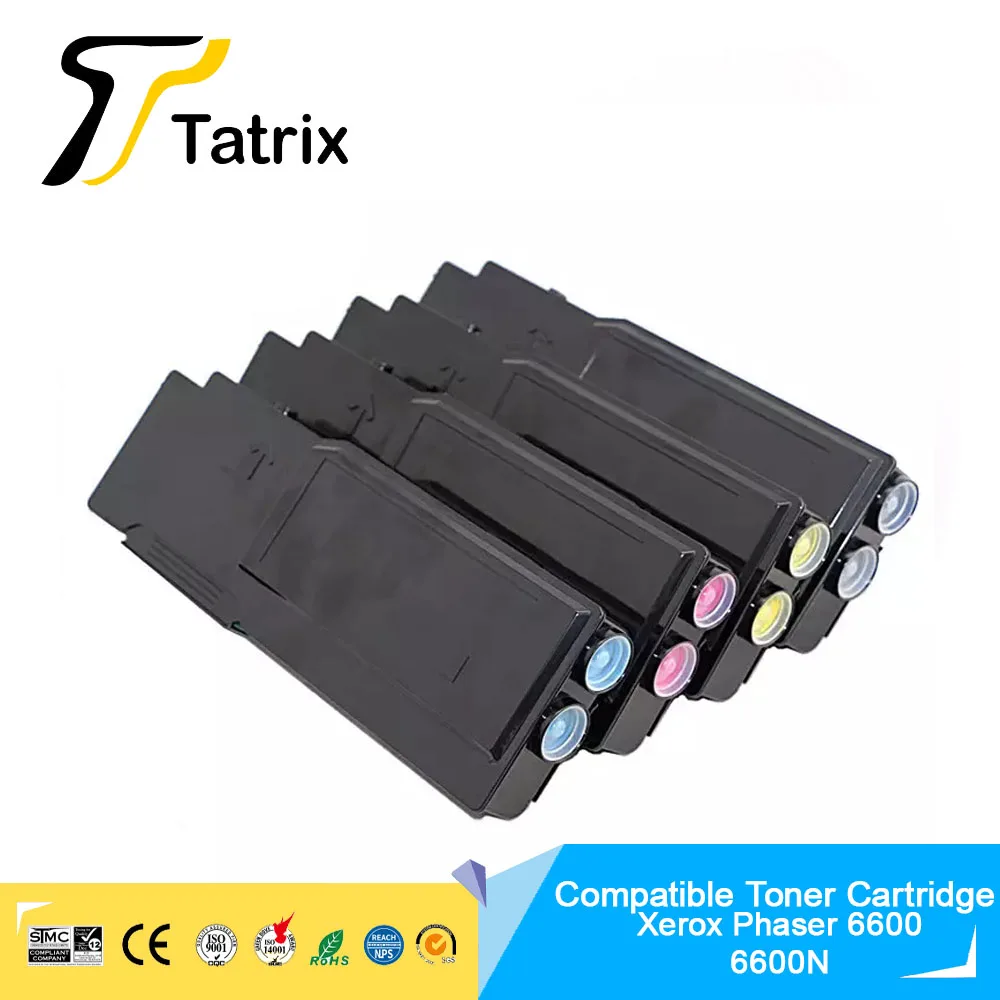 Tatrix Compatible Toner Cartridge Xerox 106R02225 106R02229 106R02240 For Xerox Phaser 6600 6600N Workcentre 6600 6605 Toner