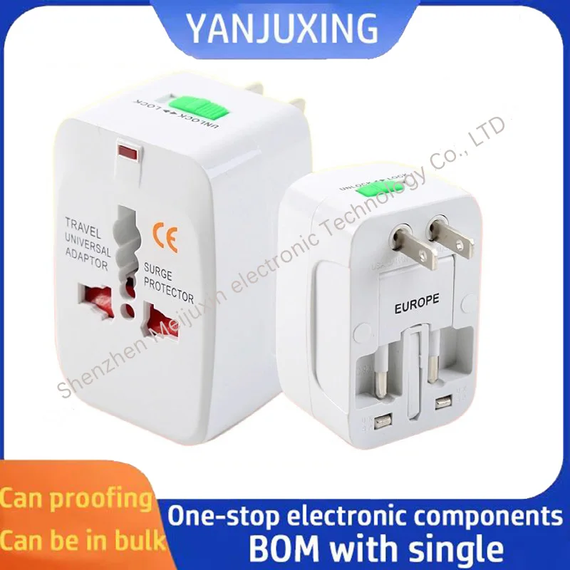 1pcs/lot Travel adapter global universal adapter plug European overseas travel multi-functional universal power socket converter