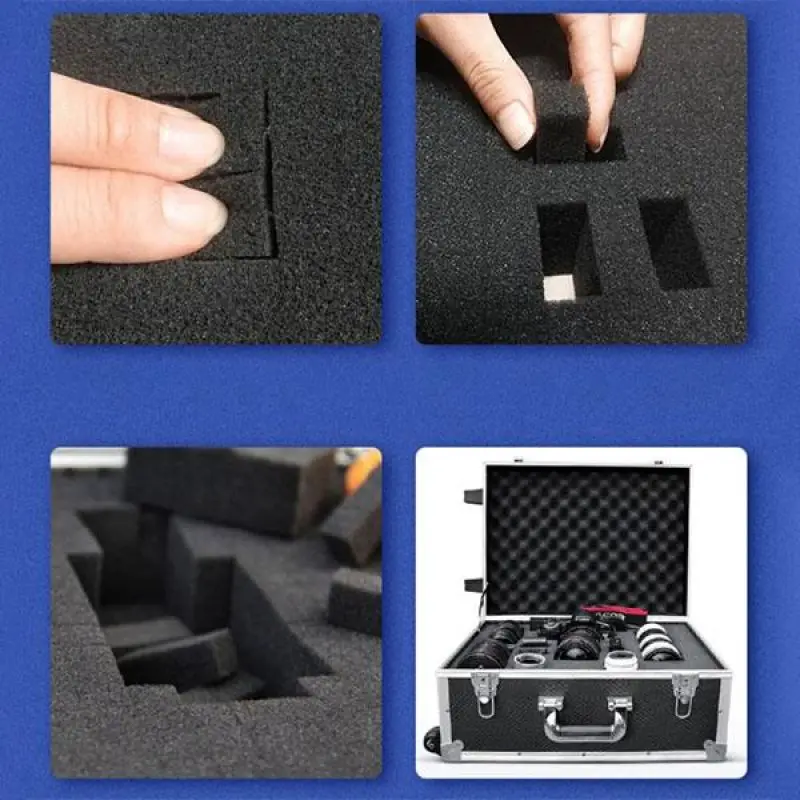 Folding Shockproof DIY Sponge Multifunction Tool DIY shockproof sponge padding square grid sponge Instrument box part