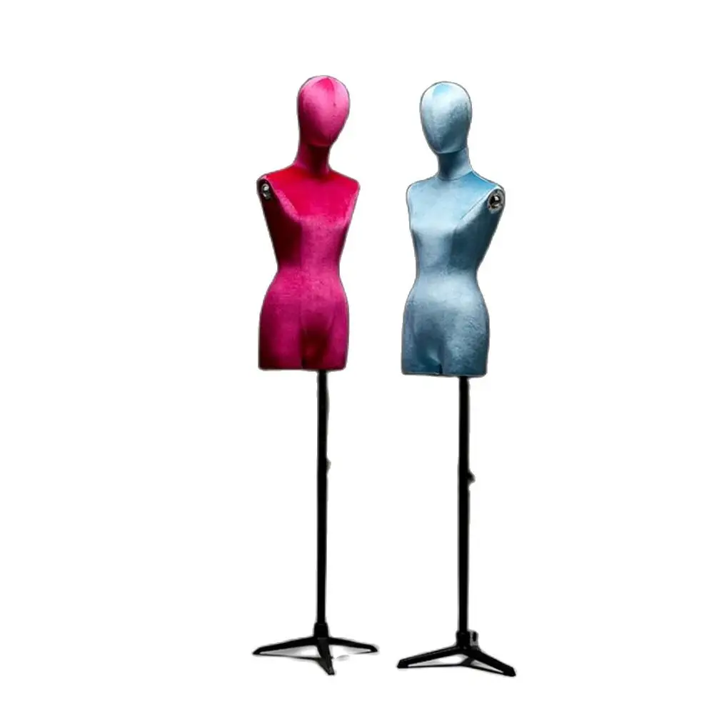 

Female Full Sewing Cloth Mannequin, 4Style, No Hand, Triangle Base, Dress Model Jewelry, Flexible Women Can Adjustable Rack C840