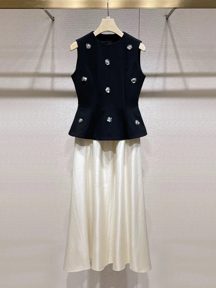 Diseño clásico único, элегантный, частное мнение, гермоза фиеста sin mangas, темперамент de celebridades de verano 2025, trabajo pes Diseño clásico único, элегантный, частное мнение, гермоза фиеста sin mangas, темперамент de celebridades de verano 2025, trabajo pes