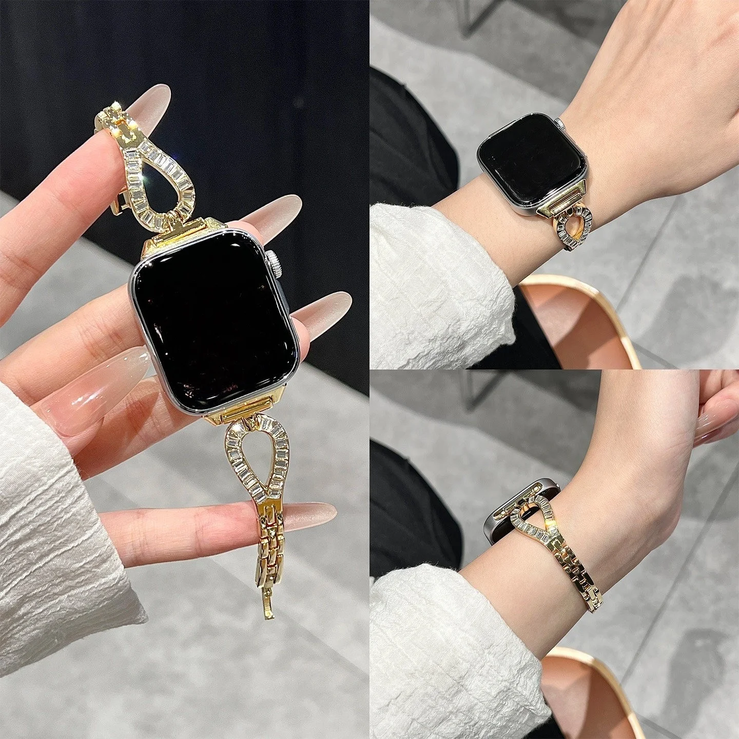 

Металл в форме капли воды подходит для ремешков HW Watch Fit3/Fit4 и ремешков HW Band 8/9/10NFC ручной работы