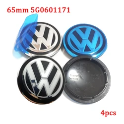 4pcs 55mm 56mm 65mm 70mm Car Wheel Center Caps Hubcap Cover for VW Volkswagen Jetta MK5 Golf Passat styling 3B7601171 1J0601171