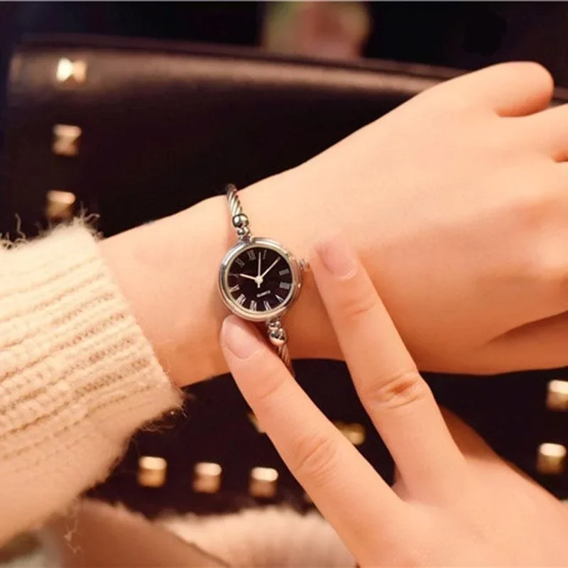 Watch Bracelet Female Opening Students Give Girls Birthday Gifts Korean Version of The Creative College Style Thin Chain Watches