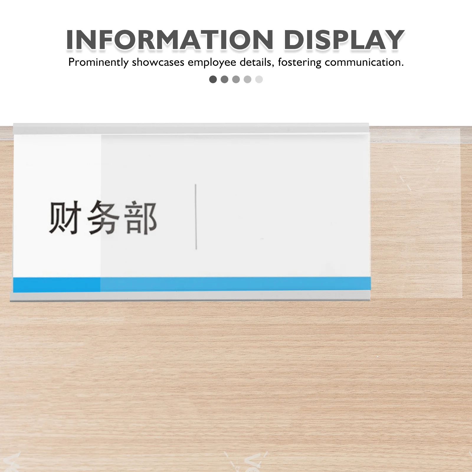 سبائك الألومنيوم محطة العمل لوحة لمكتب مكتب جدار تصاعد الجلوس حامل اسم الجدول العلامات لوحة الباب مكتب #4