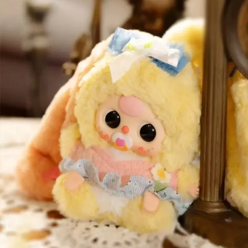 เด็กใหม่สาม Lily Rabbit Town V4 ไวนิล Plush กล่องตาบอดน่ารักกระเป๋าเป้สะพายหลังตกแต่งจี้ตุ๊กตา Mystery กล่องสาว Surprise ของขวัญ