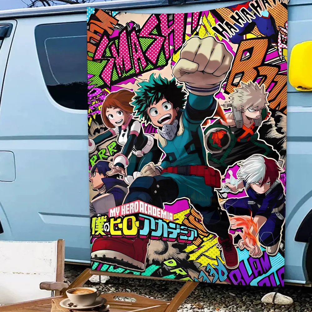 My Hero A-Academia Bakugo Katsuki Anime flag Living Room Wall Club Hanging Home Dorm Decor Art Garage Bar Live Decoration Banner