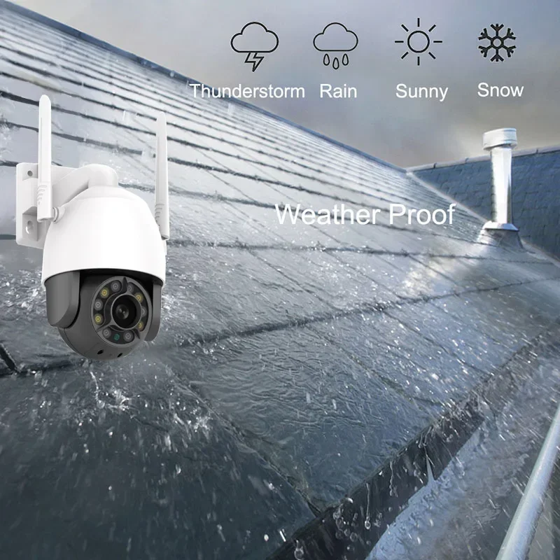 Tuya Smart 1080P Wifi Netwerkbewakingscamera IP-camera Outdoor Waterdicht beveiligingscamerasysteem