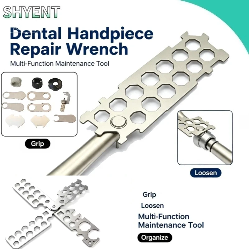 Dental High Speed Handpiece Repair Storage Plate Stainless Steel Multi-hole Metal Sheet for NSK Dental Turbine Maintenance Tool