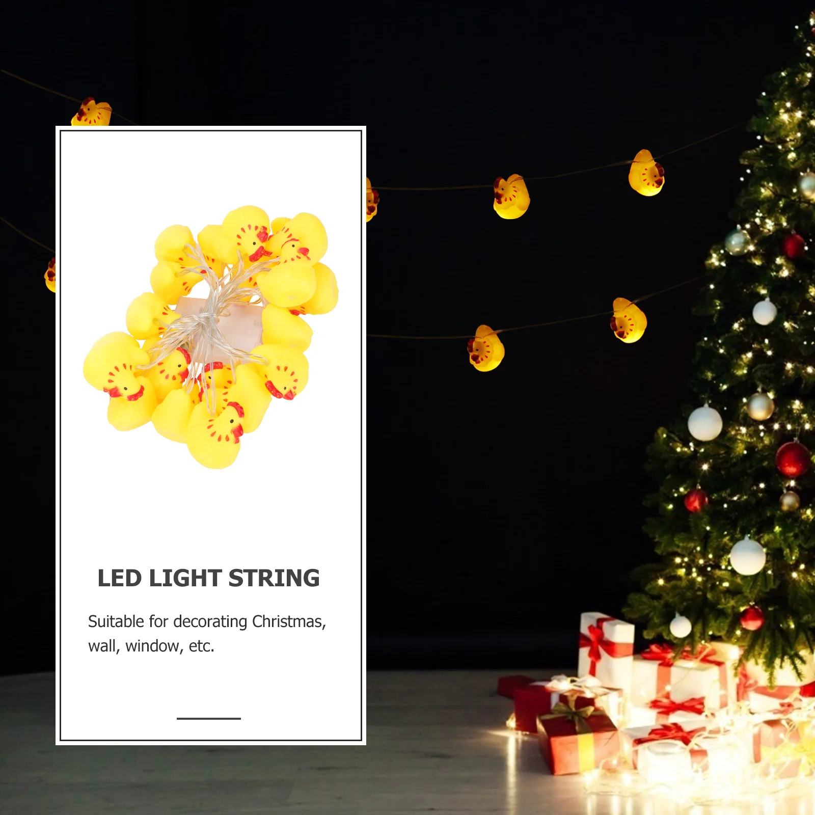 

1Set LED String Lights Turkey Design Holiday Decoration for Thanksgiving Fall Wedding Harvest Festival Car Balcony Sign