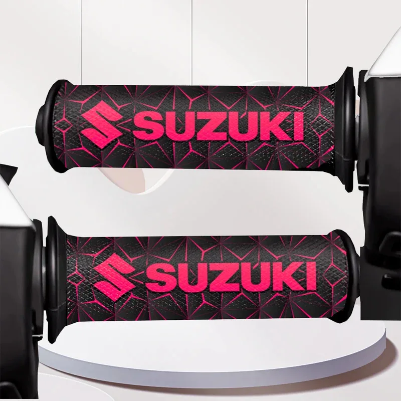 

Suzuki Handlebar Motorcycle Logo Stickers Waterproof Slip-resistant Pink Decals