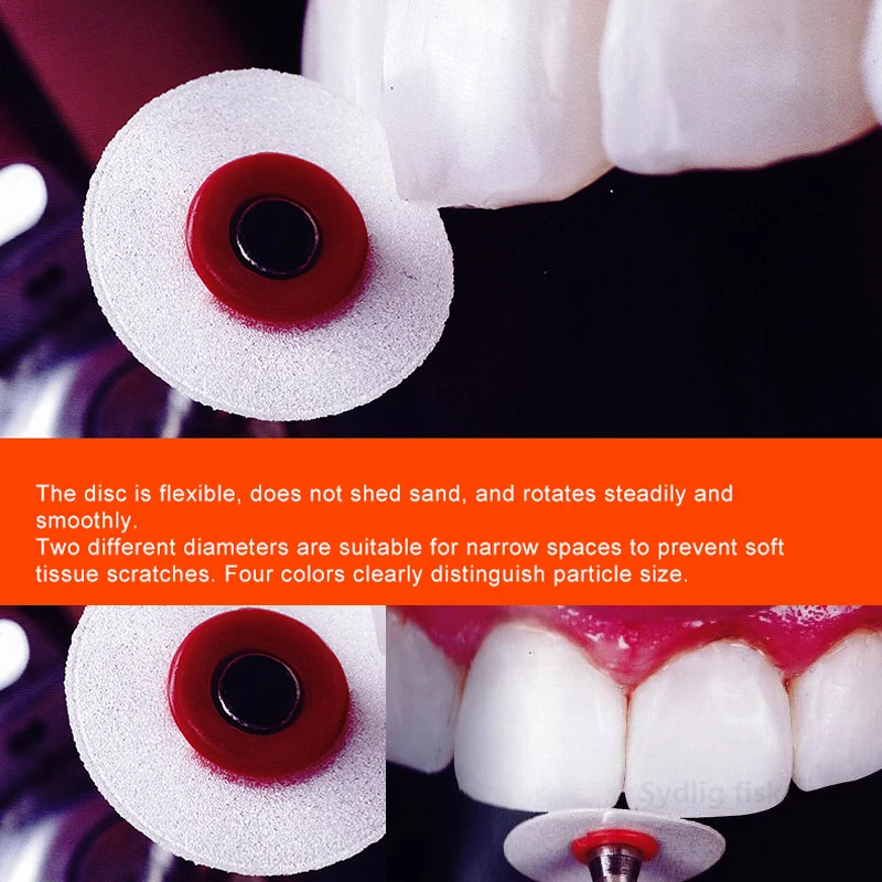 40 Stuks Tandheelkundige Composiet Afwerking En Polijsten Schijven Doorn Strepen Set Orale Doorschijnende Polijstschijven Tandarts Slijpen Gereedschap