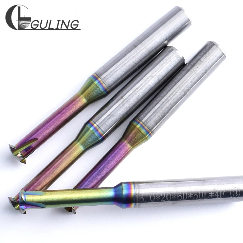 CNC 60Degree Tungsten Steel Single tooth Thread Milling Cutter M1 M1.2 M1.4 M1.6 M2 M2.5 M3 M4 M5 M6 M8 M10 M12 M14 For Aluminum