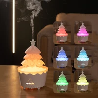 Humidificador árbol Navidad gota lluvia 7 colores