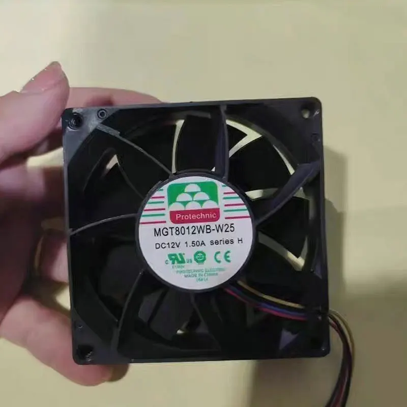 

Original Yongli MGT8012WB-W25 12V 1.50A 8CM 8025 4-wire PWM violent cooling fan