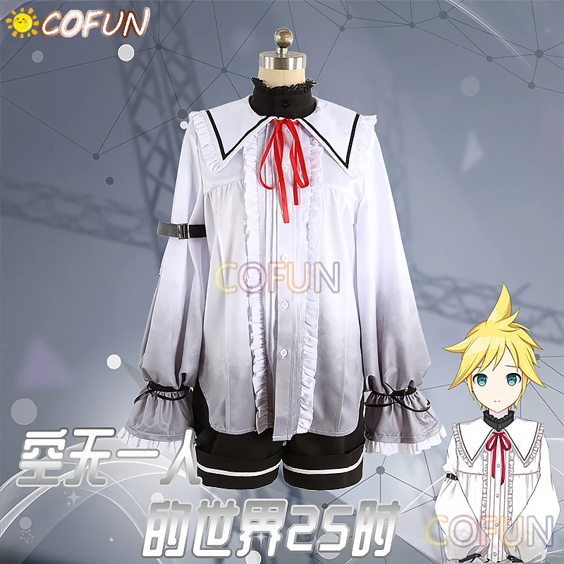 

COFUN Game PJSK 25 Hours Len Cosplay Costume Project Sekai Colorful Stage Party Suit Uniforms Anime Clothing Custom Made