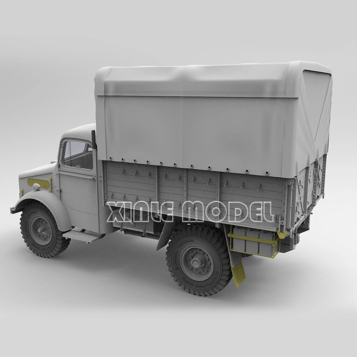 Gecko-Modell, Kunststoff-Montagemodellbausatz 35GM0098 British GS Truck 30cwt 4x2 Bedford OXD (Holzladungskörper) 1/35