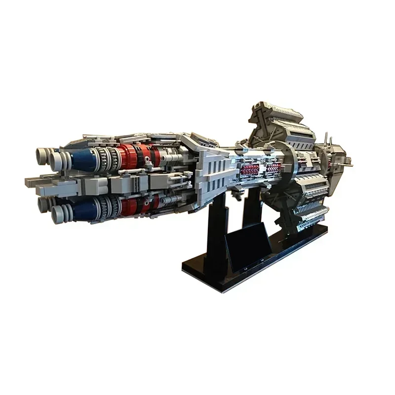 

Agamemnon Building Block Set Military Transport Arms EAS Babylon Spaceship Space Toys Bricks For Children Birthday Gift MOC