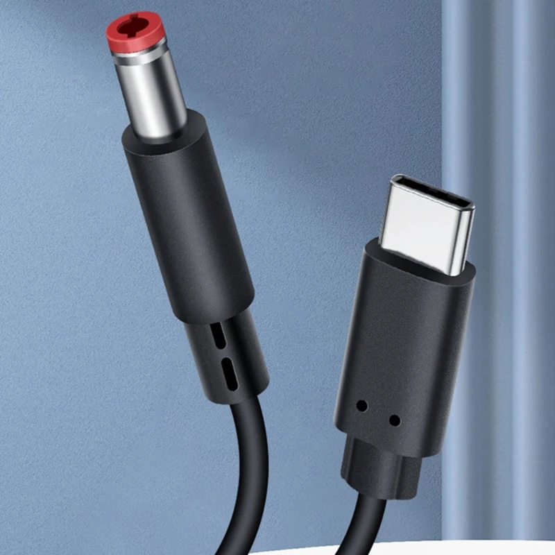 50/100/200cm typ C do DC5.5x2.5mm 9V 12V 15V 20V zasilanie kabel USB C do 5525 kabel zasilający do routerów laptopy głośnik LED światła