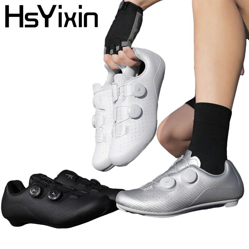 

Cycling Shoes Road Self-locking Shoes Flat Bike Shoes Men Women's Breathable Non-slip Bike Sneakers Spd Shoes MTB Bike Sneakers