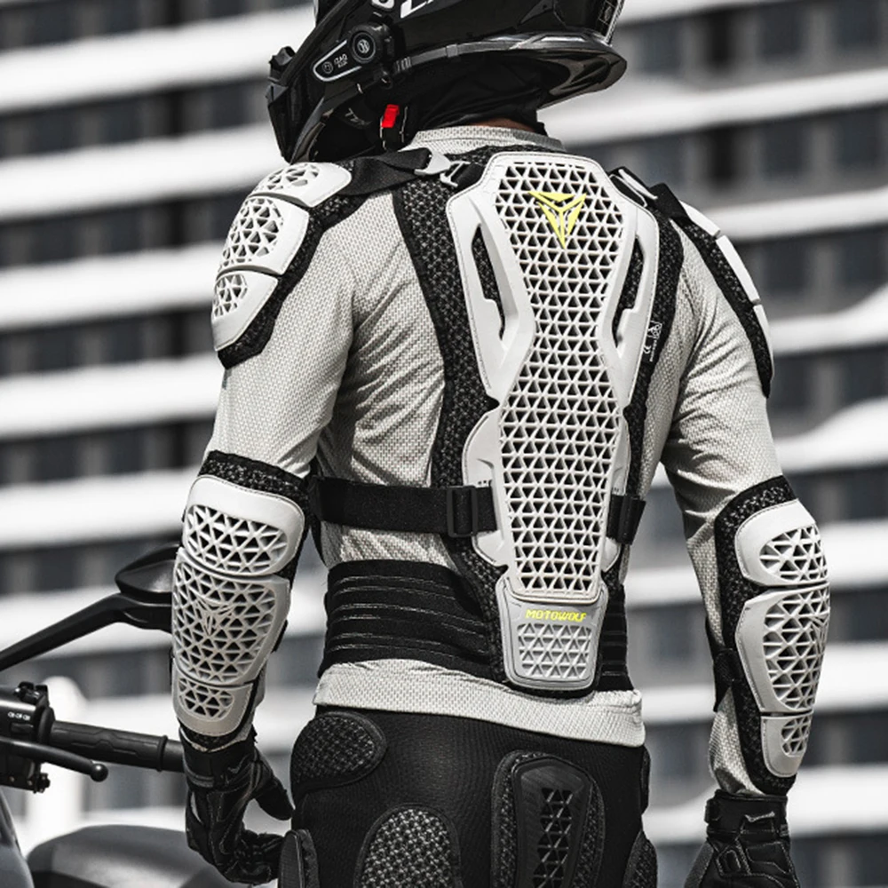 

New Motocross Armor Anti-Fall Motorcycle Body Protection Motorcycle Chest Back Pants Protector Moto Equipment for Men Women