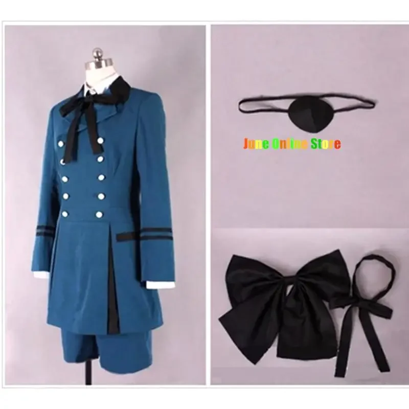 Anime Black Butler Kuroshitsuji Ciel Phantomhive Costume Cosplay Festa di Halloween Donna Uomo Set completo di abbigliamento