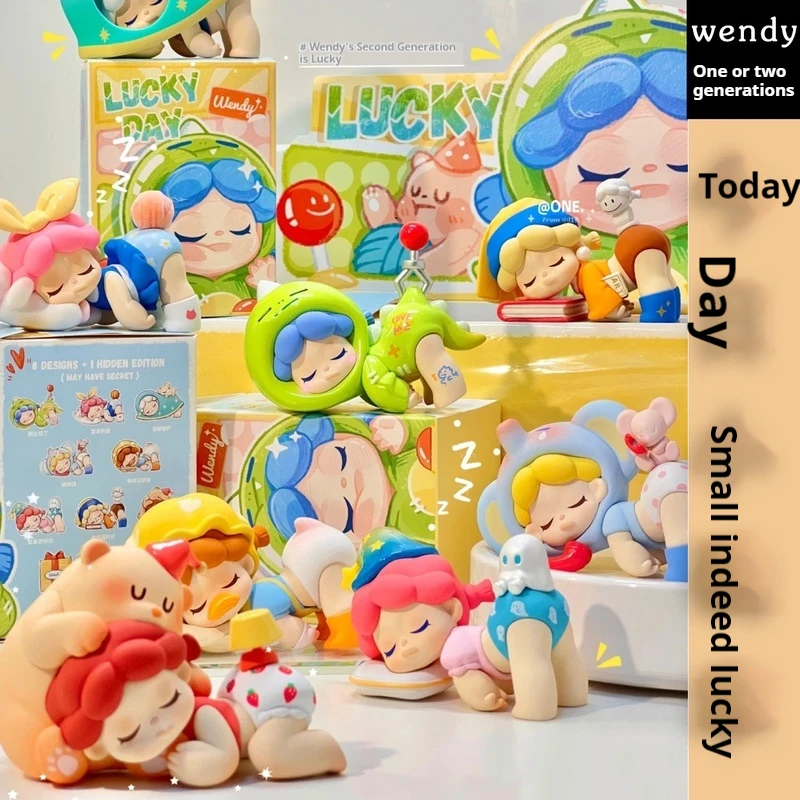 Bubble Mart Blind Box Wendy 2nd Generation Today'S Xiao Que Xing Series Trendy Toy Handmade Girl'S Day Ornament Trendy Toy Gifts