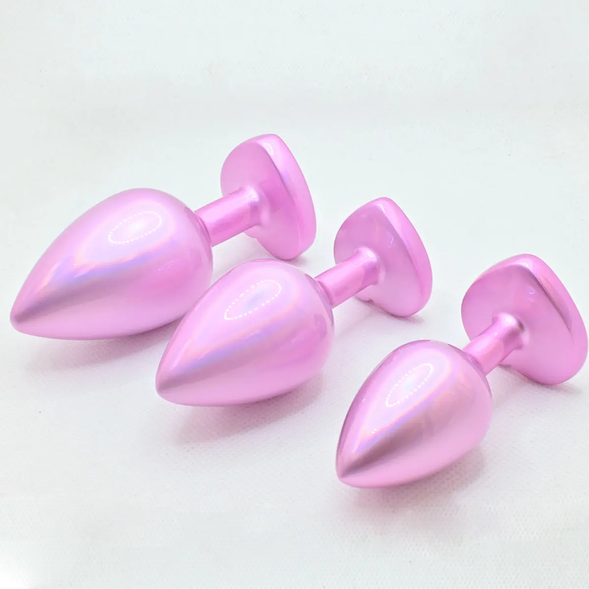Heart Shaped Metal Anal Plug,Metal Gem Base Butt,Butt Anal Plug,Unisex Adult Sex Toys for Men Women,Anal Massager,Pleasure Toy view 3