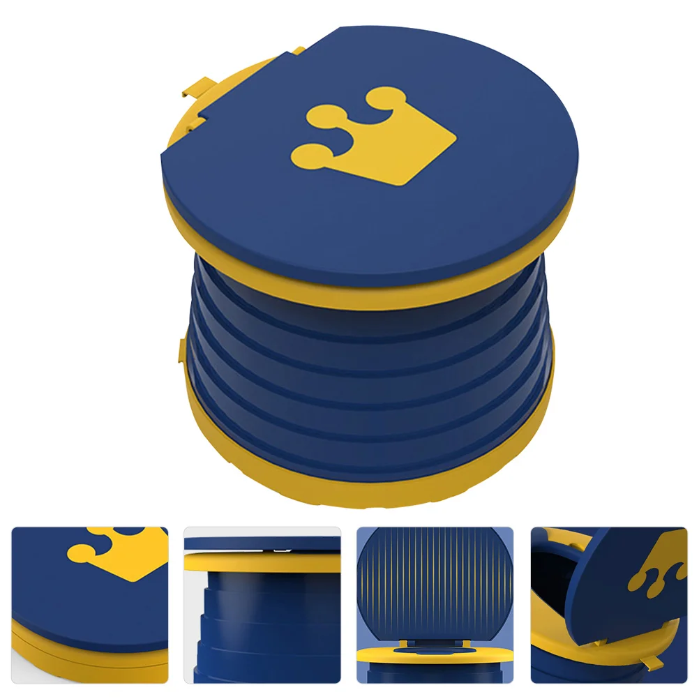 

Портативный детский туалет, складной табурет для путешествий, горшок, экологический полипропилен, большая емкость для хранения, спинка, помощник для позвоночника для малышей