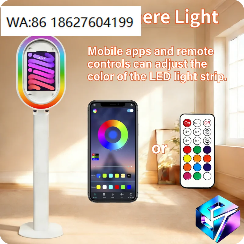 10.2 12.1 Inch iPad Photo Booth Stand Shell High Quality Selfie Kiosk Machine For Wedding Party Event Commercial Sale