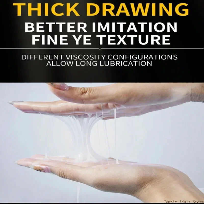 تقليد السائل المنوي زيوت التشحيم للرجال النساء الجنس لعب كريم الجنس لزج التشحيم المياه القائمة على النفط التشحيم الشرج المهبل الكبار الجنس متجر
