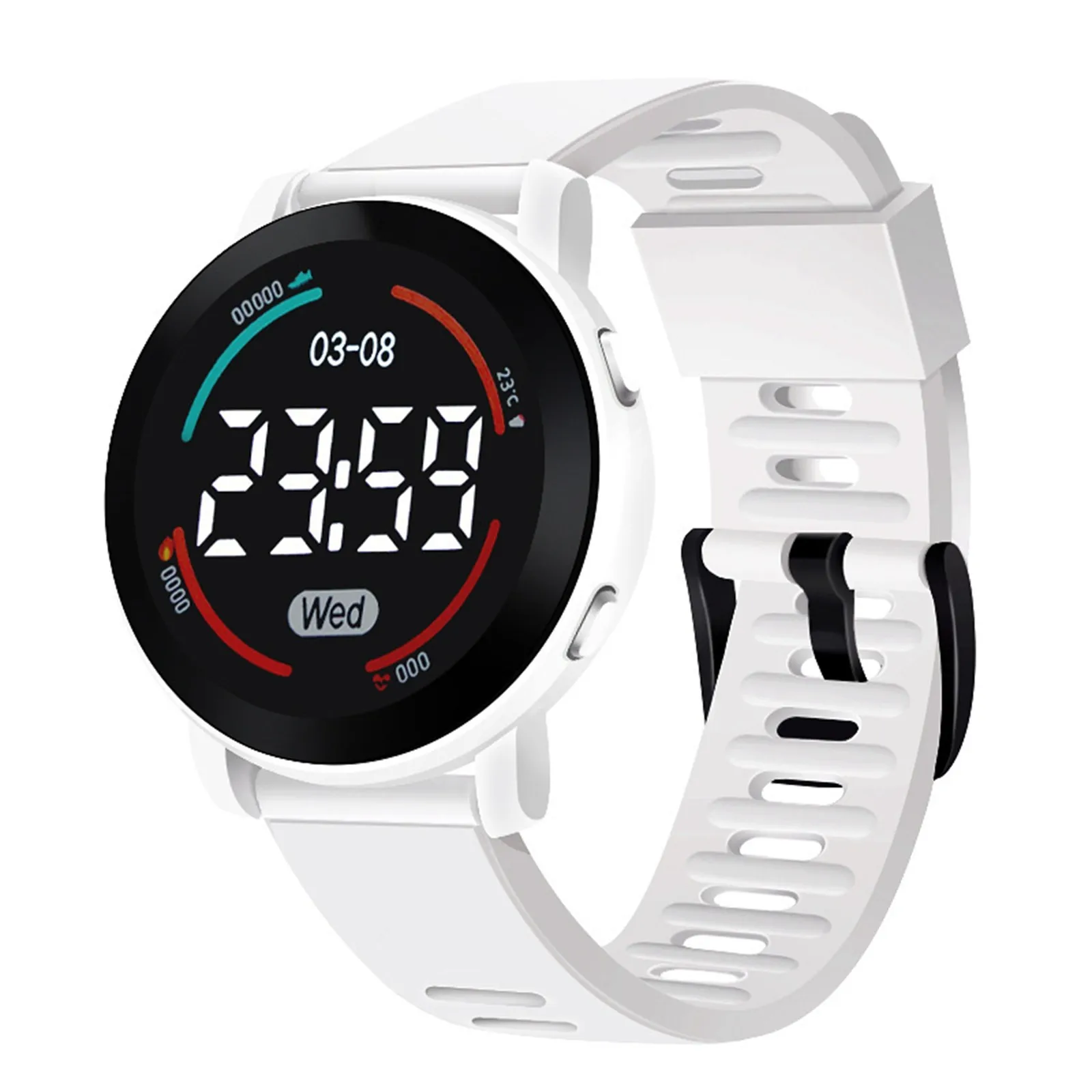 Montre de fitness étanche pour enfants, affichage électronique extérieur, montre simple, bracelet en silicone classique, haute qualité