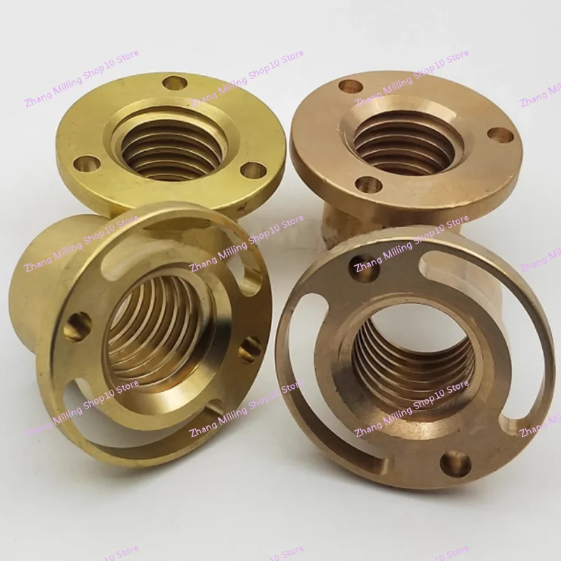 X /Y /Zaxis Screw Copper Sleeve Nut /bronze Nut 32*5/35*5mm Left/Right-hand Rotation Thread CNC Milling Machine for Bridgeport